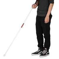 Folding Cane, 4-Sections Walking Stick 127cm For The Blind