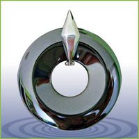 Zero Point Global Pendant - Hematite 5 Ounces