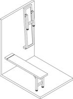 Bandy - BNH04003 - BENCH GOWNING 48X10X18 NO. 4 (Each)