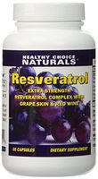 Extra Strength Resveratrol Complex with Grape Skin & Red Wine - 500 mg/60 Capsules