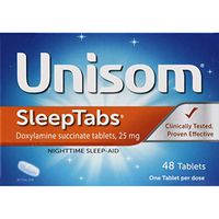 Unisom SleepTabs 48 Tablets (Pack of 2)