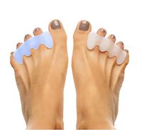 Toe Spacers - (2 Pair) Orthopedic Bunion Corrector and Bunion Relief for Men & Women. Great Choice for Toe Stretching, Sore Toes, Hammer Toes, Yoga, Pedicures, and More