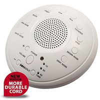 SonTech - White Noise Sound Machine - 10 Natural Soothing Sound Tracks Home, Office, Travel, Baby – Multiple Timer Settings - Battery or Adapter Charging Options