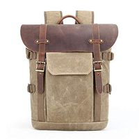 MonthSir Camera Bag Backpack DSLR Mirrorless Camera Case for Lens Tripod Tablet with Waterproof Canvas Professional Camera Bag Backpack