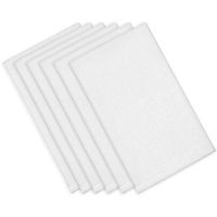 ITOS365 Cotton Dinner Napkins White - 12 Pack (18 inches x18 inches) Soft and Comfortable - Durable Hotel Quality - Ideal for Events and Regular Home Use