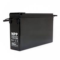 NPP FT12-180Ah Front Access Deep Cycle Solar Energy Power 12V 180 Ah Telecom UPS Battery with Button Style Terminals