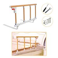 Bed Rails for Elderly Adults Handicap Grab Bars Assist Rail Cane for Seniors Bed Bumper Side Bedrail Swing Fold Down Safety Guard Rail Assistance Devices (18 inch Height)