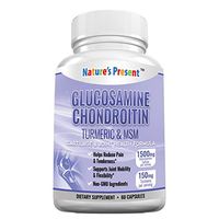 Glucosamine Chondroitin with Turmeric & MSM & Boswellia -Premium Cartilage & Joint Health Supplement for Joint Mobility, Pain Relief & Anti-Inflammatory, GMP Certificated, 60 Capsules