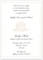 Seaside Treasures Birth Announcements - Set of 20