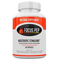 Addrena Focus Pep OTC Stimulants Brain Boosting Dietary Supplement, 1207 mg, 60 Pills