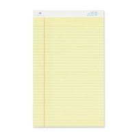 Sparco Pad Micro-Perforated, Wide Ruled, 50 Sheets, 8-1/2 x 14 Inches, Pack of 12