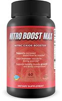 Nitro Boost Max - Nitric Oxide Booster - Supports Blood Flow - Helps Increase Muscle Definition - Supports Healthy Body Mass