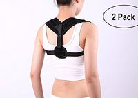 Adjustable Figure 8 Posture Corrector for Men & Women by Lovotex | Deluxe Clavicle Brace for Shoulder, Upper Back & Neck Support | Ultra Comfortable Breathable Padding Vest | Protect Spine (2)