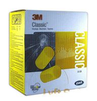 PiggiesC 3M Ear Plugs E-A-R Classic Noise Reduction 29dB Yellow Foam Disposable PICKSIZE (100 Earplugs = 50 Packs)