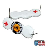 Exell 3V 15mAh NiMH PLC Computer Backup Battery Replaces Dantona COMP-146 for Industrial Robots GE Fanuc Panasonic Staubli