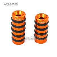 Frames & Fittings Brake Pedal Gear Lever Toe Peg Step Plate PIN for KTM 1190 RC8R RC8 Motorcycle Accessories CNC Aluminum Orange with Logo