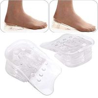 5-Layer Silicone Heel Insert Increase Taller Height Lift Men Women Shoes Insole