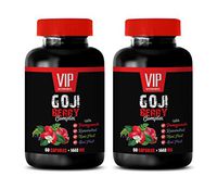 Immune Support Complex - Goji Berry Complex - with Pomegranate, RESVERATROL, NONI, ACAI - Noni Supplement Pills - 2 Bottles 120 Capsules