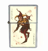 Helo Joker Card Poker Flip Top Oil Cigarette Lighter