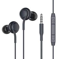 Semoic 3.5mm Jack in-Ear Earphones Super Clear Ear Buds Low Bass Earphone Noise Isolating Earbud Headset with Mic for Android System