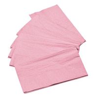 Perfectware 2 Ply Dinner Napkin Pink- 100ct Paper Dinner Napkin, 2-Ply Pink, 0.1" Height, 4.5" Width, 7.5" Length (Pack of 100)