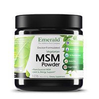 Emerald Labs MSM Powder 4,000 mg - Joint Support for Aches and Pains, Anti-Inflammatory, Stress Relief Support, Digestive System Support, Allergy Relief - 8 oz