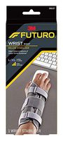 Futuro Deluxe Wrist Stabilizer, Firm Stabilizing Support, Right Hand, Large/X-Large, Gray
