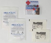 Nosebleed Stop Bleeding Care Kit (with BleedCEASE + AllaQuix Stop Bleeding Gauze + NoseAid)