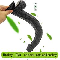 Stkuoo Long and Realistic Dî'ld with A Suction Cup for Wireless Stimulation