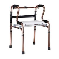 SSLW Lightweight Walker Walker Non-Wheeled Lightweight Adjustable Height Foldable Walker Disabled Walking Frame