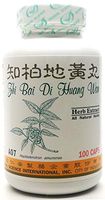 Anemarrhena Phellodendron and Rehmannia Formula Dietary Supplement 500mg 100 Capsules (Zhi Bai Di Huang Wan) A07 100% Natural Herbs