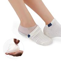 Invisible Height Increase Insoles, SubClap Wearable Heel Cushion Inserts for Shoe Height, Soft Silicone Heel Lift Insole Leg Lengthen for Men and Women