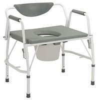 Drive Deluxe Bariatric Drop-Arm Commode