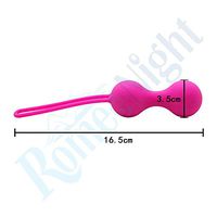 Corcrest-60g/90g Dumbbell Main Squeeze Kegel Ben Wa Balls Waterproof Silicone Kegel Vagina Trainer Jiggle Balls for Women