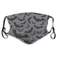 Mouth Masks for Dust Protection Face Mask Washable Earloop Mask Activated Carbon Filter Bat