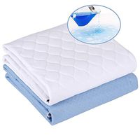 Non-Slip Bed Pads,34"X36" (2 Pack),Waterproof Washable Underpads Mattress Protector,Reusable Highly Absorbency Incontinence Bed Pads for Aldults,Seniors and Pets