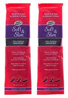Odor Eaters Insoles Soft & Slim Womens (2 Pack)