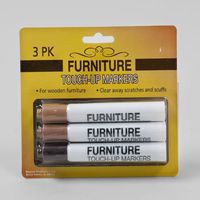 Furniture Touch up Repair Marker 3 Assorted Wood Colors Blister, Case of 36