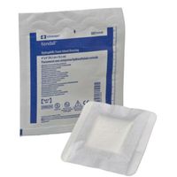 Covidien 55566B Kendall Island Wound Dressing, Hydrophilic Foam, 4" x 4" Pad, 6" x 6" Size (Pack of 10)