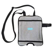 Ibnotuiy 1Pcs Waterproof Bladder Ostomy Elderly Drainage Bag Care Package/Patient Urinary Leg Bag Cover with Zipper for Ostomy Supplies (Square Grey, 1500mL)