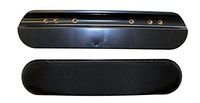 AR179P One Pair, Universal Fit Desk Length Black Nylon Padded Wheelchair Armrest