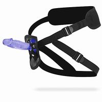 4.33 inch Strap-on Belt Strapless Harness Strapon Removable Pennis Pants Handheld Portable Massage Stîck Manual Waterproof Women Hand Free Play (Color : Purple)