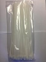 15" Heavy Duty Natural(white) UV Resistant Cable Ties