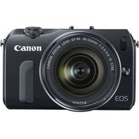 Canon EOS M Mirrorless Digital Camera with 18-55mm Lens and Flash Kit (Black)