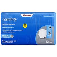 Walgreens Certainty Men's Underwear, Maximum Absorbency, Small/Medium 42 ea (2)