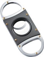 Visol VCUT58 Lantau Gunmetal and Chrome Cigar Cutter