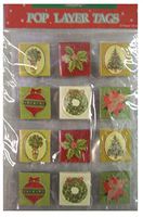 48 Pop Layer Christmas Gift Tags