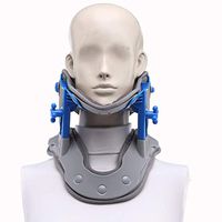 Zywtrade Cervical Vertebra Correction Electric Heating 2 Speed Temperature Hot Compress& 5 Speed Lifting Adjustment Traction Strength Neck Shoulder Bracket and Massage