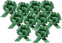 Gift Wrap Easy Pull Bows Set of 10-5 inches (Green10Bow)