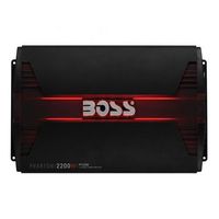 Boss Audio PT2200 Boss Phantom 2200 Watts, 2Channel Power Amplifier, Remote Subwoofer Level Control